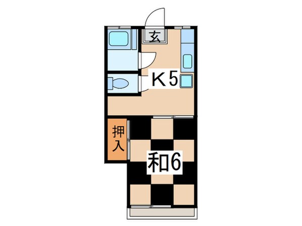 松岡荘の物件間取画像